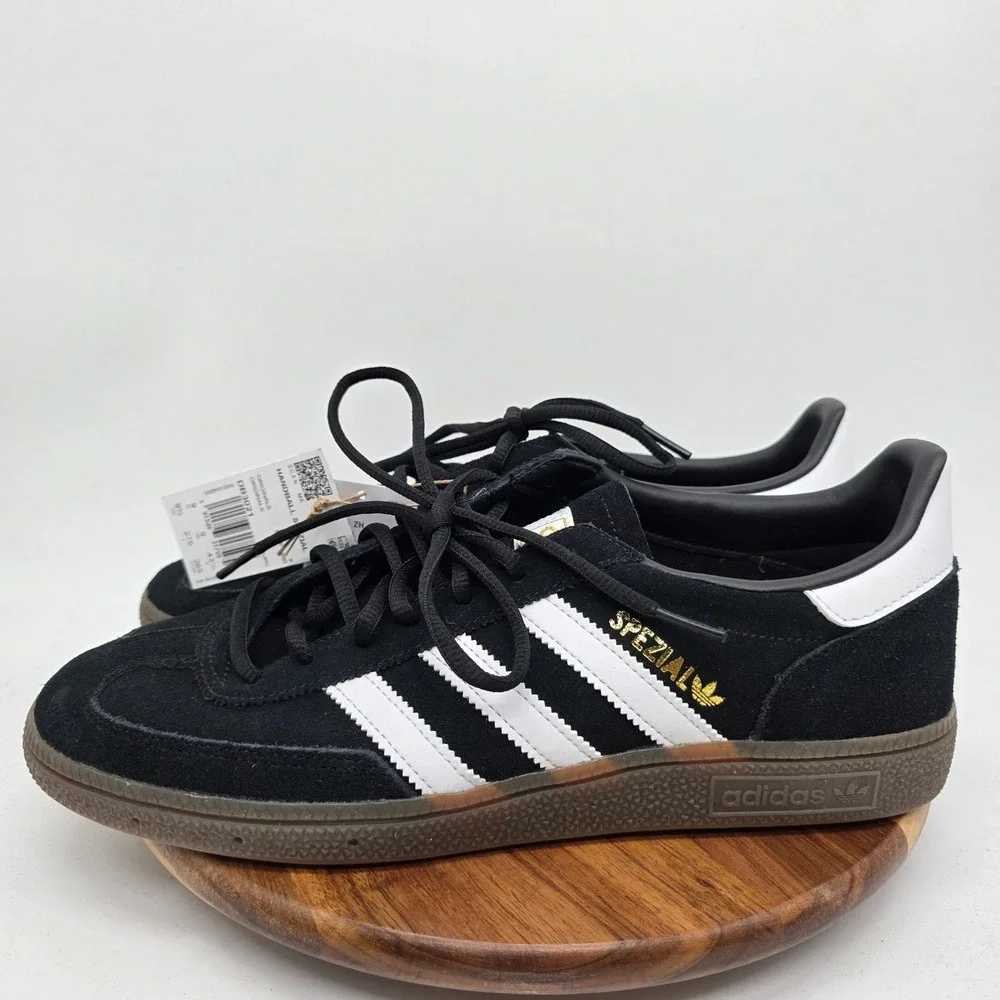 Adidas Handball Spezial Men's Shoes Core Black White Gum DB3021 Size 9.5 NEW